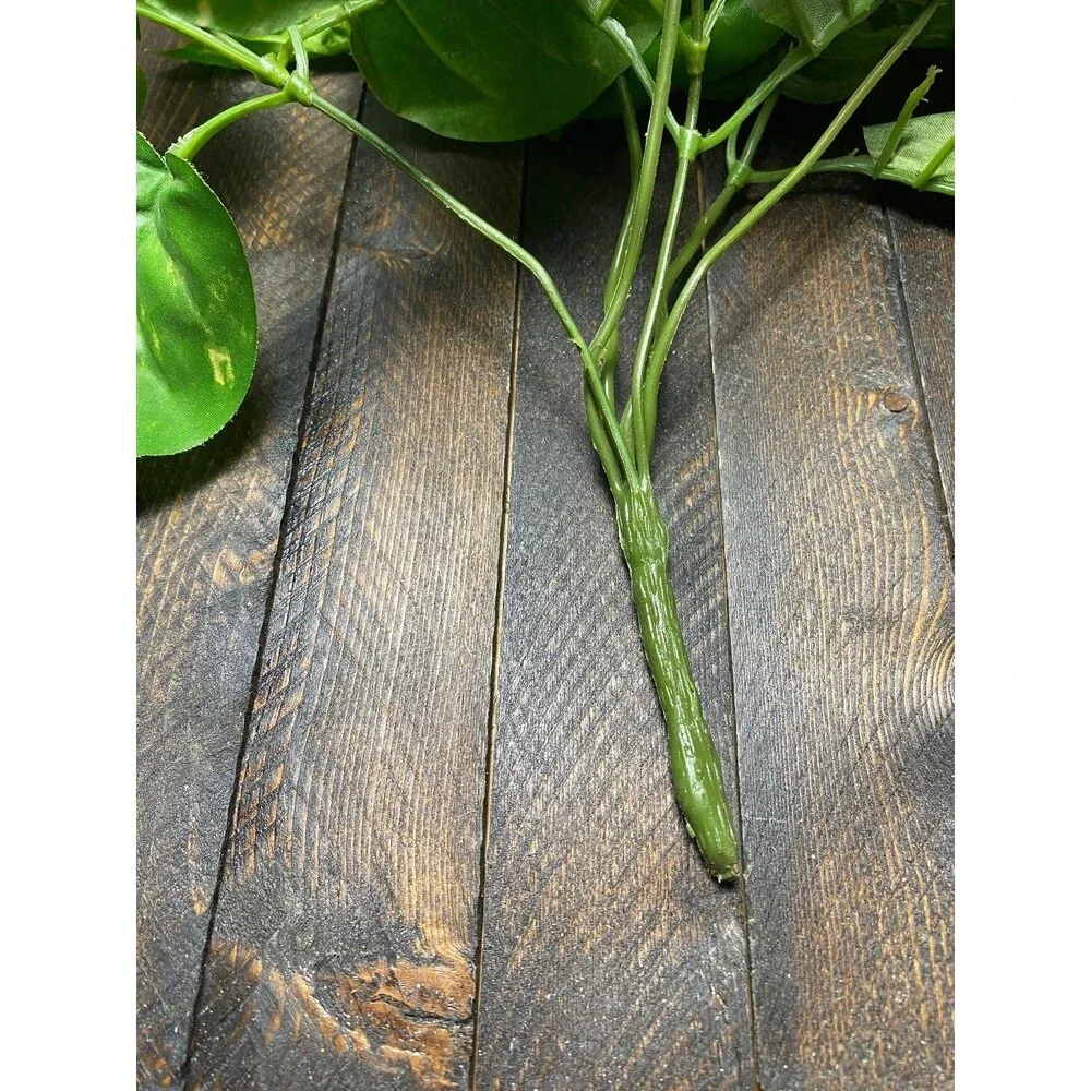 Artificial Pothos Plant Stem Faux Greenery Home Decor